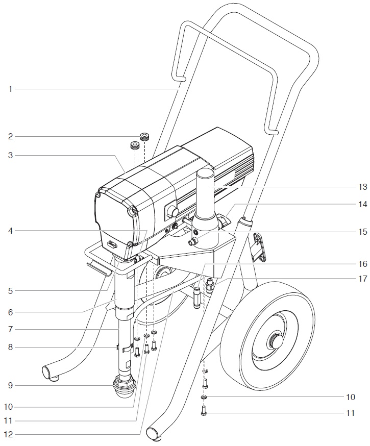 EPX2405 Main Assembly Parts